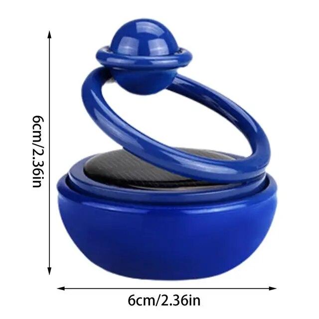 Rotating Solar Power Car Aromatherapy Spin Interstellar Essential Oil Diffusers Autorotation Decoration Accessories Car Perfume