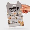 Gifts Handmade DIY Paper Cats Kit Creative Cat Lovers Cute Kitten Origami Papercraft Kits Desk Decoration Fold Cute Cat Figures