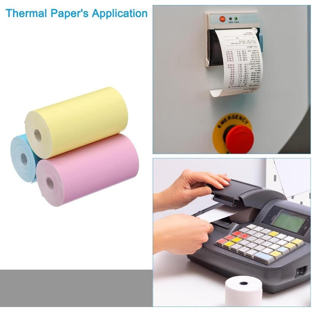 Thermal Printing Paper 57X30mm Mini Printing Sticker for Mini Thermal Printer