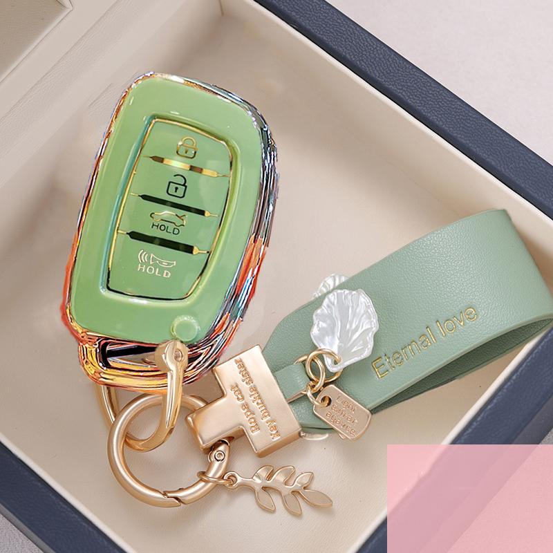 Tpu Auto Smart Key Fob Cover Case Housing Remote Fit For Hyundai Tucson Santa Fe Rena Sonata Elantra Creta Ix35 Ix45 I10 I30 I40 Auto Accessories