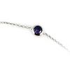 Les Trésors De Lily [L0521] - Bracelet Argent 'Unique' violet