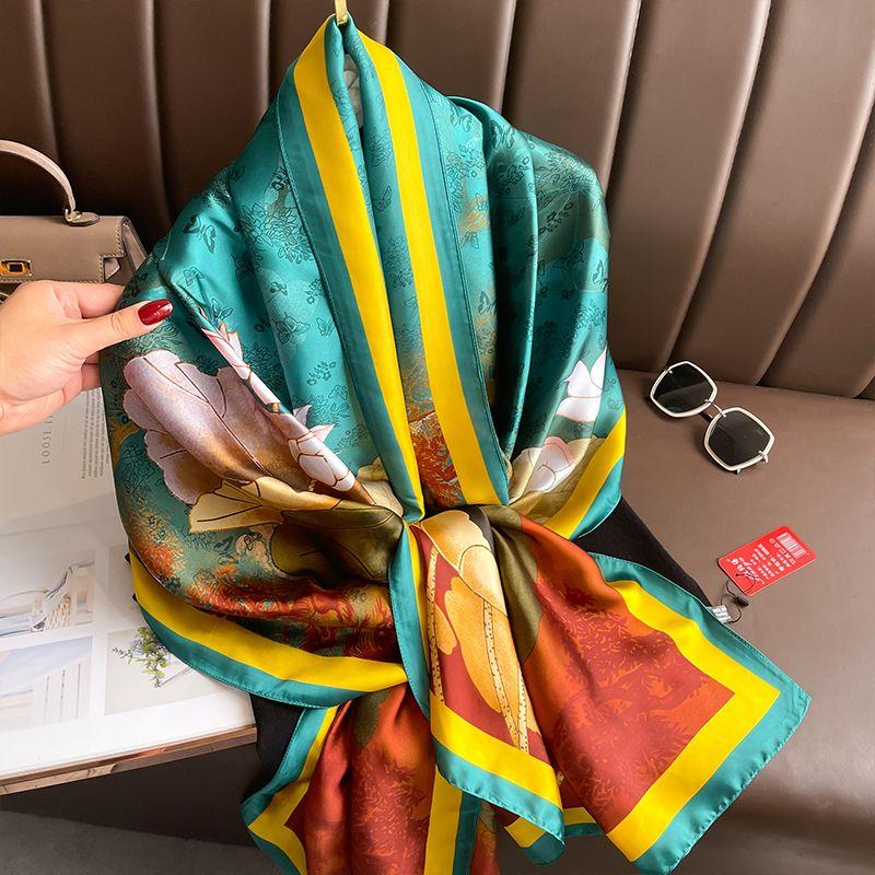 Luxury Brand Scarf Women Shawls and Wraps Spring Pashmina Hijab Bufanda Foulard Female Bandana Beach Stoles