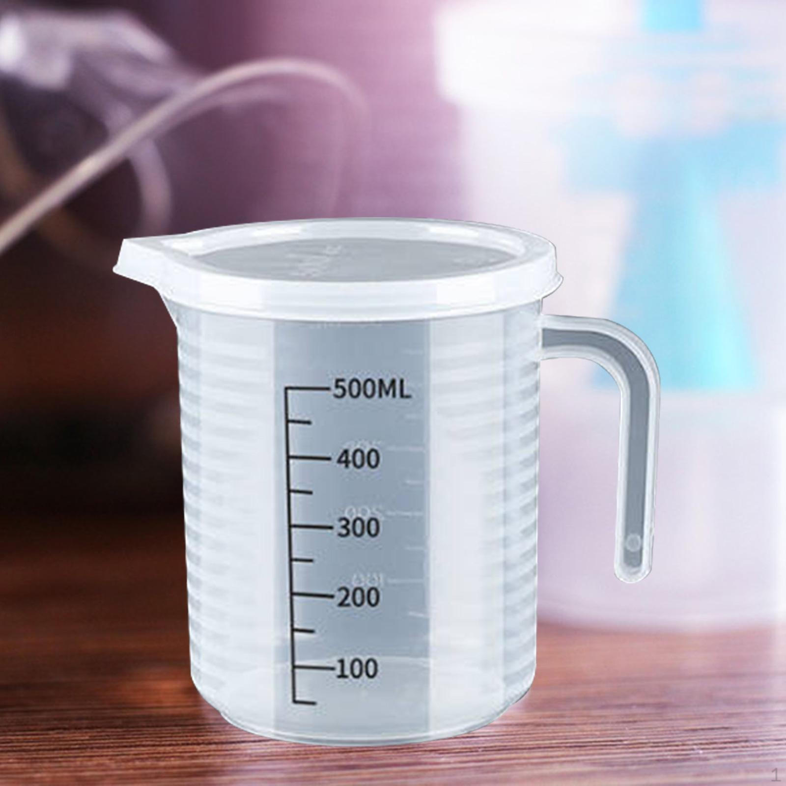 

Набор прозрачных мерных стаканов для кухни и выпечки 500ml