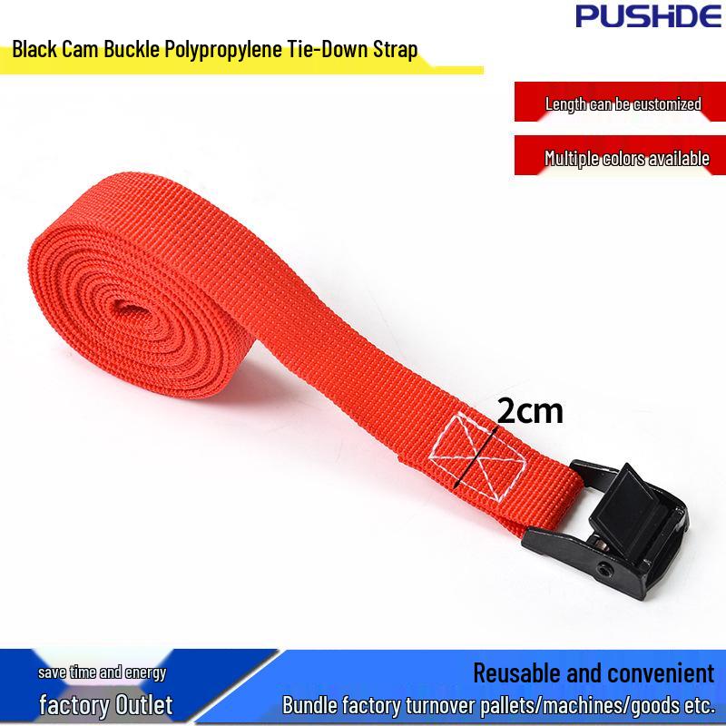 Zinc Alloy Cam Buckle Polypropylene Strap for Cargo Tie-Down