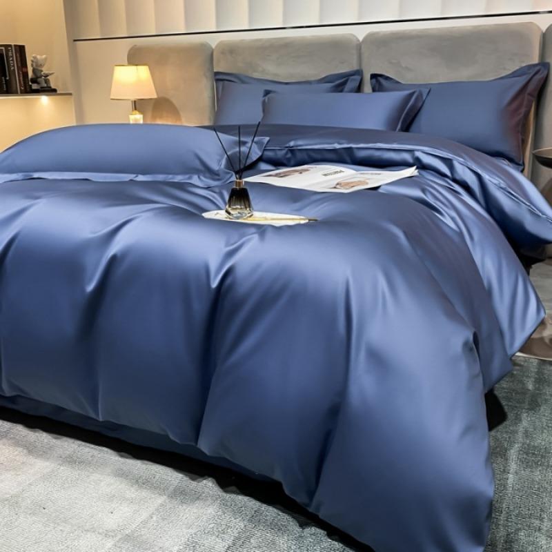 Czteroczęściowy zestaw z długimi odcinkami bawełny klasy A dla matek i dzieci Xinjiang z czystej bawełny kombinowana poszwa na kołdrę prześcieradło lekka luksusowa pościel