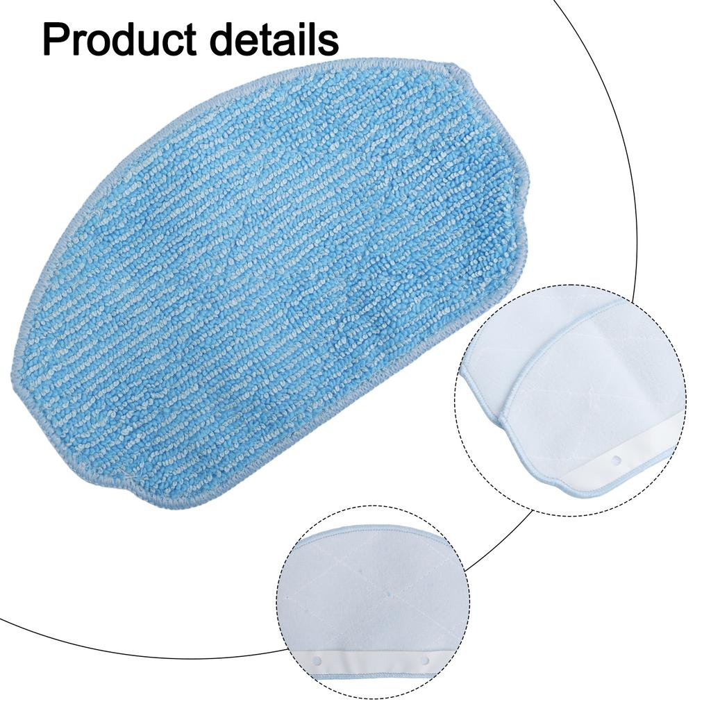Easy Installation Mop Cloth Kit Robot Vacuum Accessories Hygienic Floor Maintenance Pet Friendly Cleaning Sparkling Clean Floors