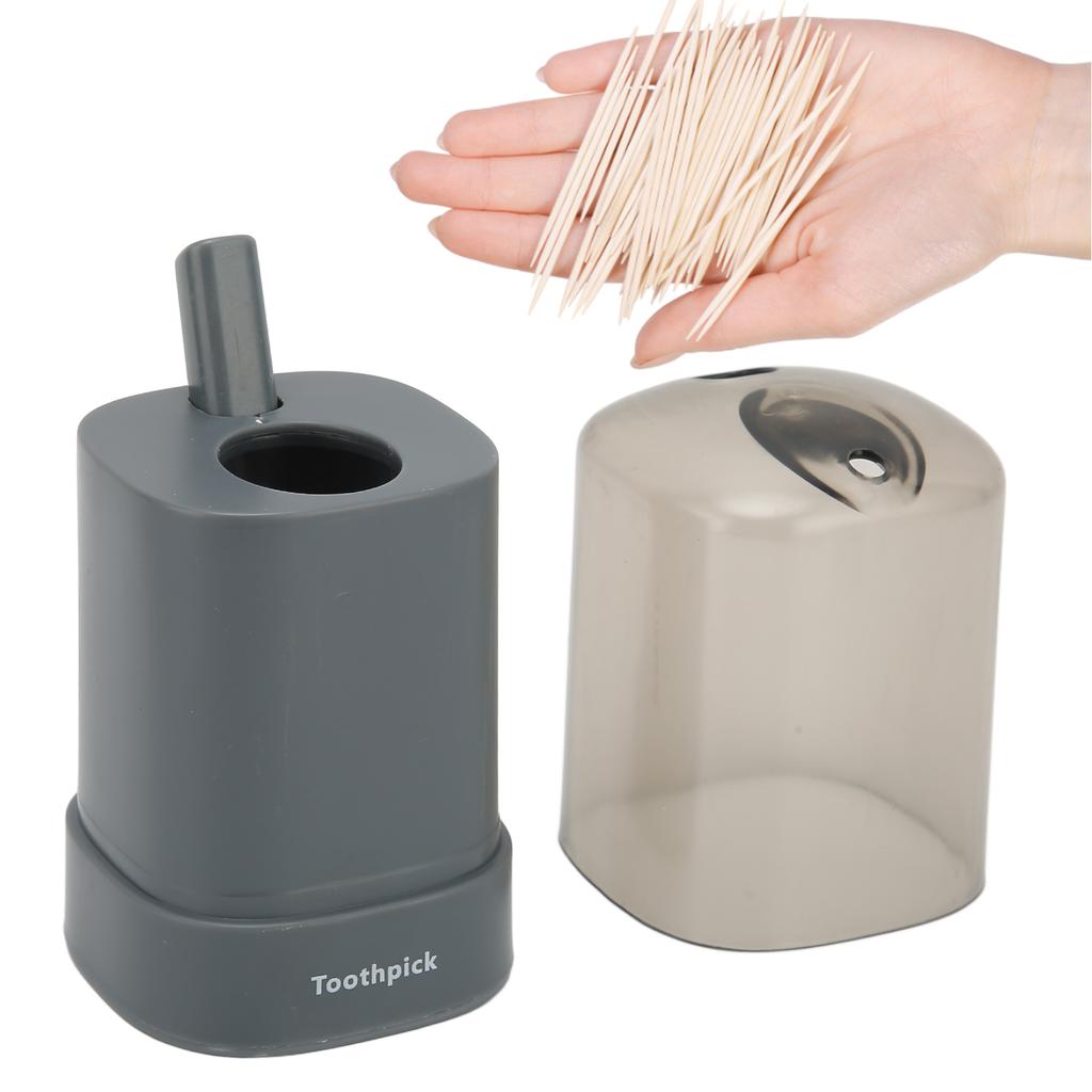 Toothpick Holder Thickening Automatic Toothpick Dispenser for Kitchen Restaurant