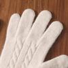 Cold Protection Cashmere Gloves Long Wrist Mittens Fashion Wool Knitted Gloves  Skiing