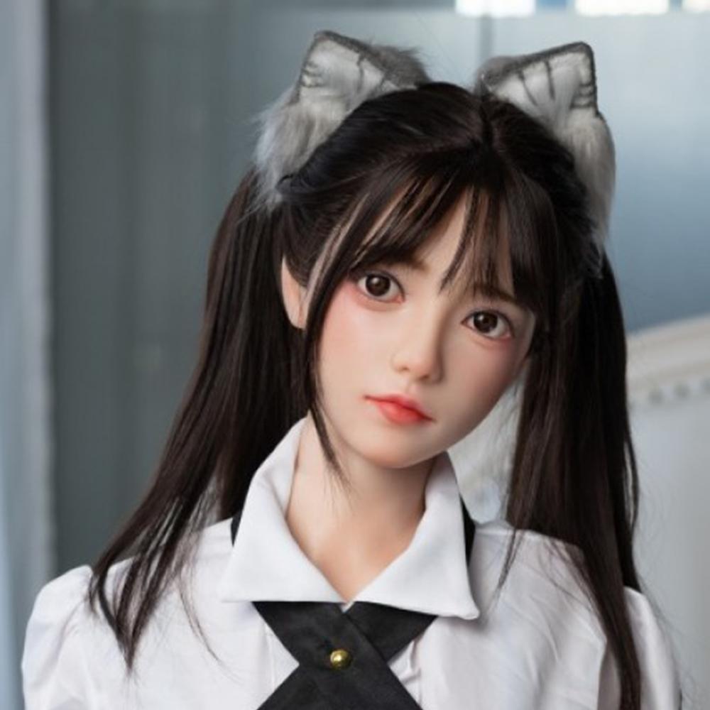Replaceable TPE Head for Sex Dolls (Fits 130-180CM Bodies) - Upgrade Your Doll's Realism with a Wig-Compatible, Lifelike Head