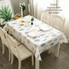 Waterproof & Stain-Resistant Plaid PEVA Tablecloth for Dining or Stall Use