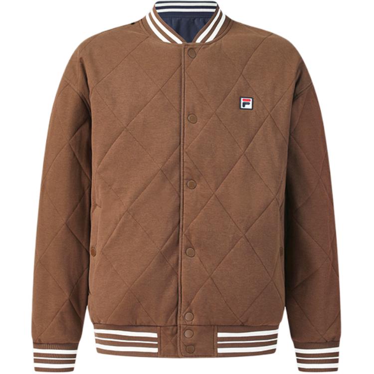 

Fila Теннисная двусторонняя теплая свободная хлопковая куртка мужская куртка A11M543710F-BU XXL