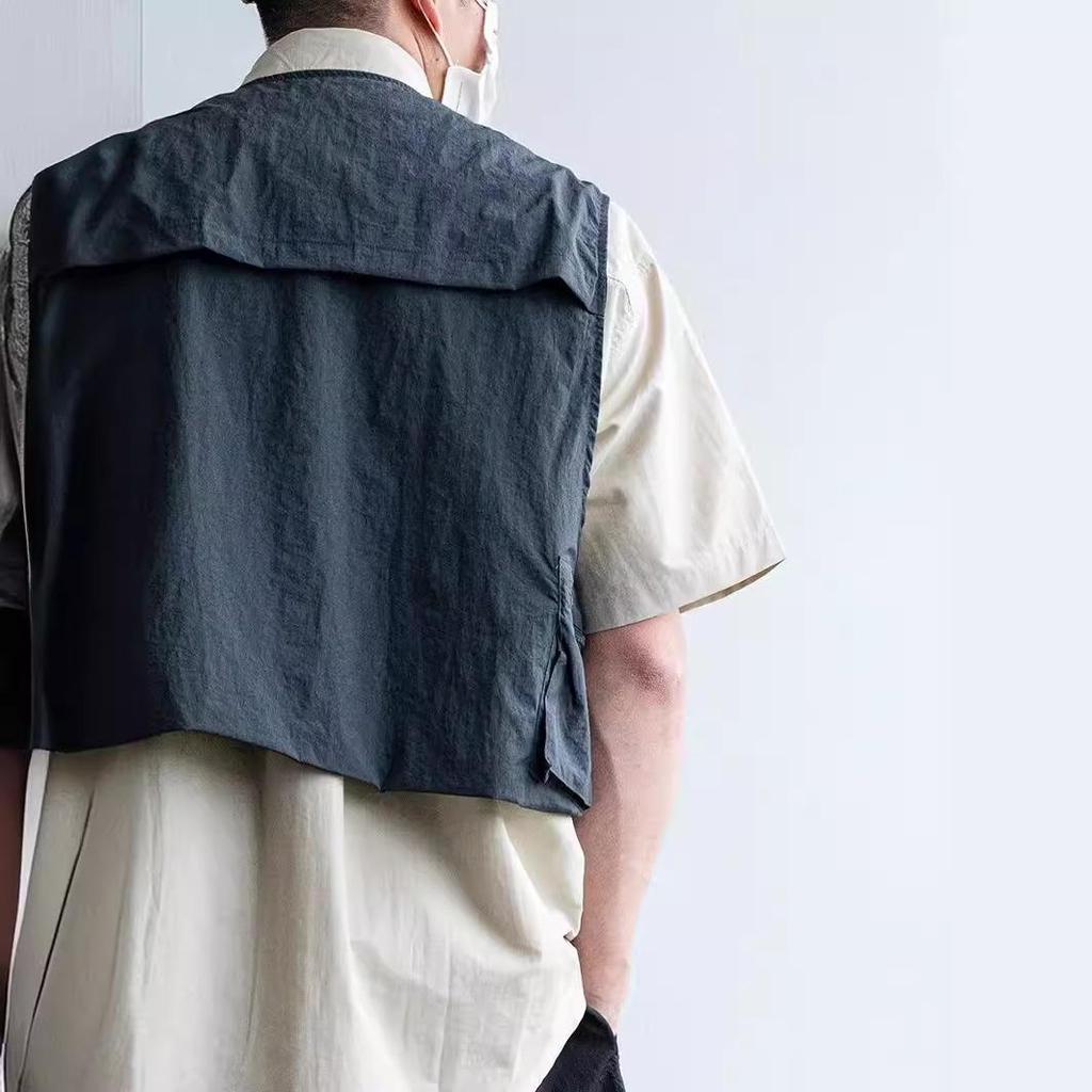 Vesta de lucru scurtă retro japoneză