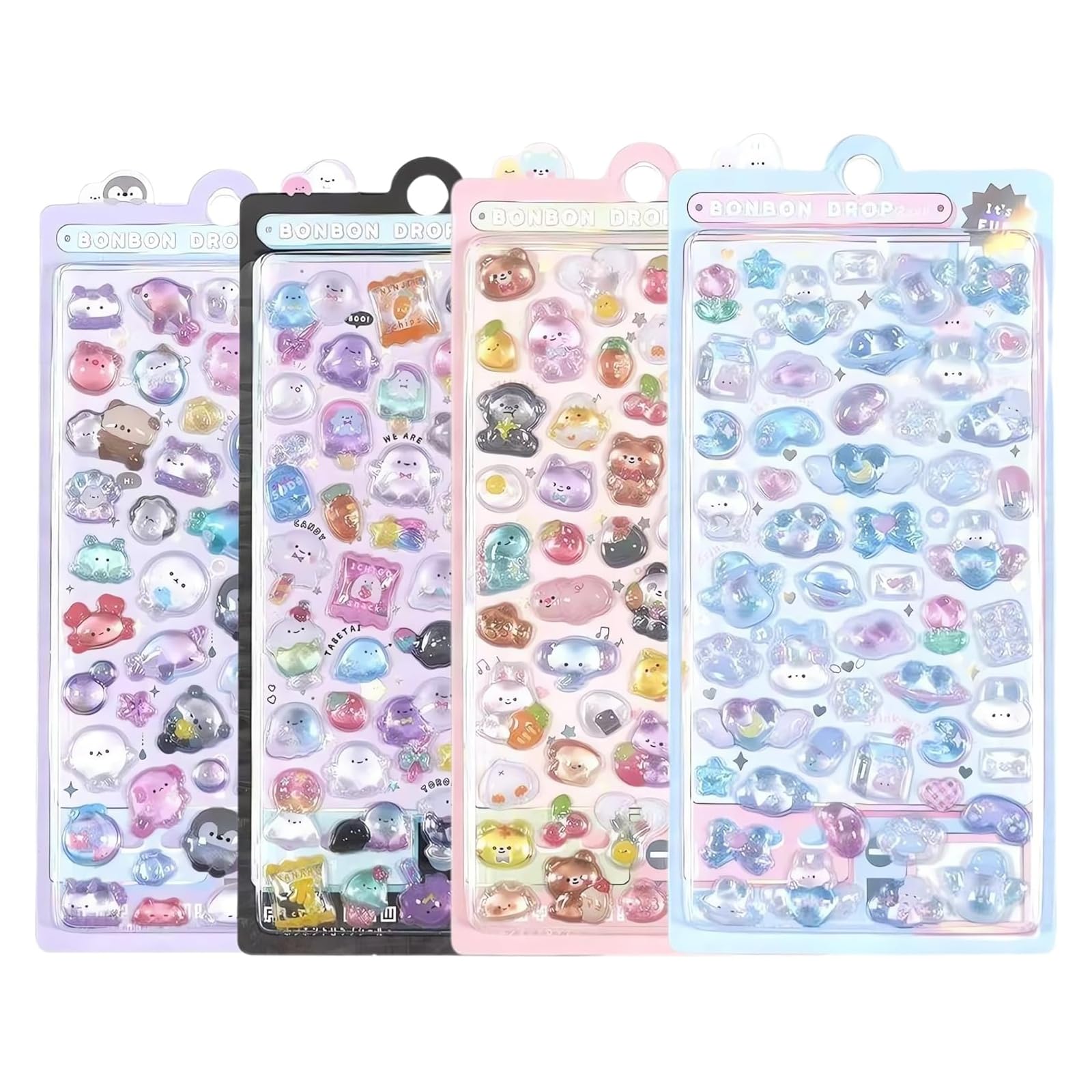 

KJOET Cute Pukupuku Set of 3D Reward Decorative Stickers for Cell Gifts Stickers, 4, Stickers, Sparkly, Girly, Phones, DIY, Planners, Stick-on Crafts,