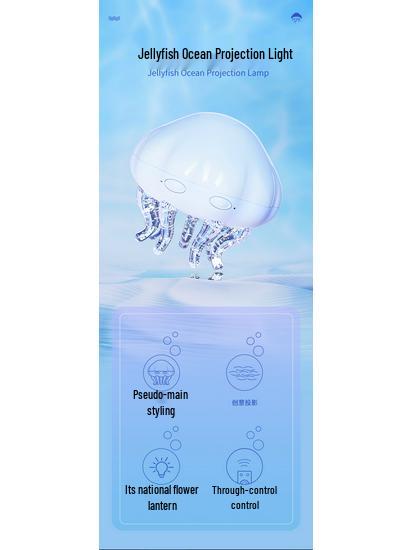 Quallen Dynamischer Atmosphäre Projektor & Bluetooth Lautsprecher mit Sternenhimmel Licht für Schlafzimmer