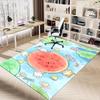 1PC Watermelon Lake Carpet Ultra Soft, Thick & Absorbent, Non Slip Machine Washable Mat for Entryway