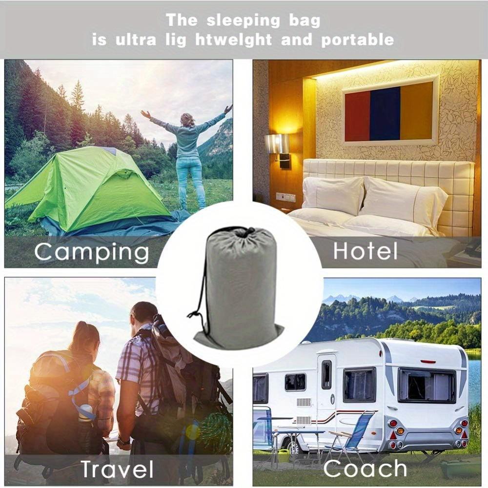 Bestseller für Outdoor-Reisen und Camping, Bettlaken, Schlafsackpolsterung - leichte, kompakte und tragbare Schlafsäcke für Erwachsene