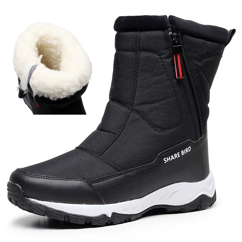 

Мужские зимние ботинки сохраняют тепло Плюшевые зимние ботинки Мужские уличные походные ботинки боковая молния Мужская обувь для взрослых Модные хлопковые ботинки 2025 36 черный белый