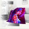 K-POP Anime Girls Group  Four Seasons Soft Warm Blanket  All-Season Thick Knit Polyester Bedspread for Bed, Camping, Travel  Perfect Gift