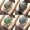 Swiss P972 Quartz Mens Watch With Luminous Dial Waterproof For Casual Wear
