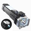 Flashlight Usb Rechargeable Torch Light With Hammer Knife Power Bank Cob Led Work Light For Outdoor