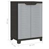 VidaXL Plastic Cabinet 65x45x97 Cm 337903