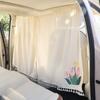 Retractable Car Divider Curtains Light Blocking Vehicle Privacy Shades  Travel
