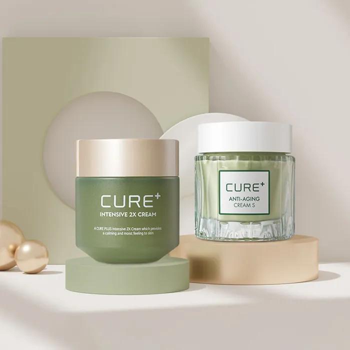 [Kim Jungmoon Aloe] Cure Anti-Aging Cream S 50g + 2X Cream 50g