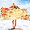 Red Maple Leaf Print Beach Towel Oversized Adults Sand Free Quick Dry Beach Towel Big Bath Towels Travel Accessories Large Towel