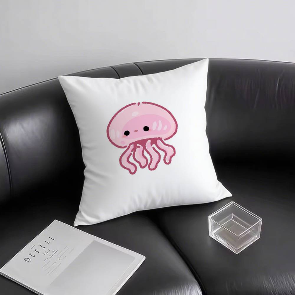 1pc Kawaii Cute Collection Pillow Case Square Bedroom Sofa Leisure Comfort Cushion Car Living Room Home Decoration