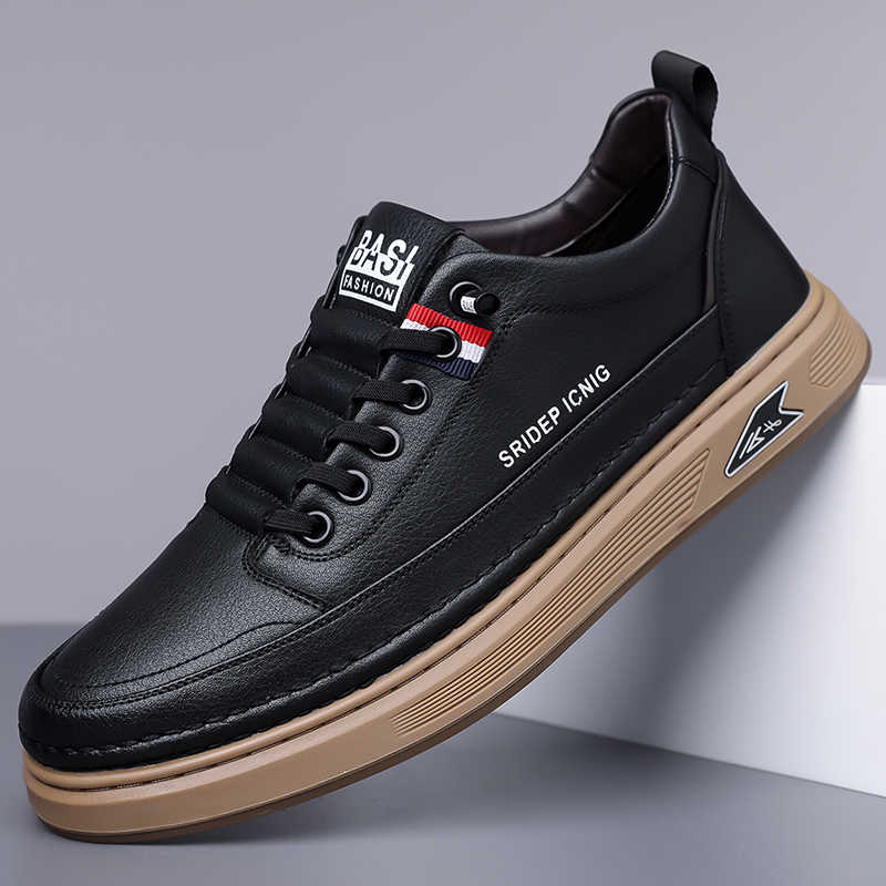 Fashion Lace Up Platforme Shoes For Men 47 Loafers Men's Boot Models Black Mens Sneakers Sports Real Outings Sneackers Super Sale