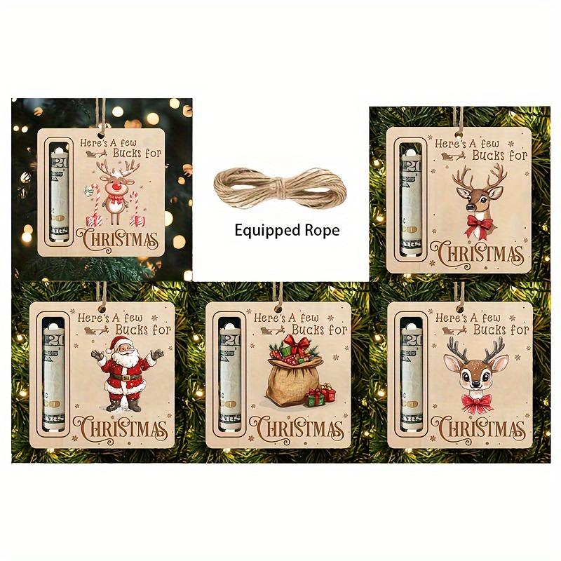 Christmas decorations, Christmas tree wallet, cute wallet, Christmas decorations, Santa Claus, deer