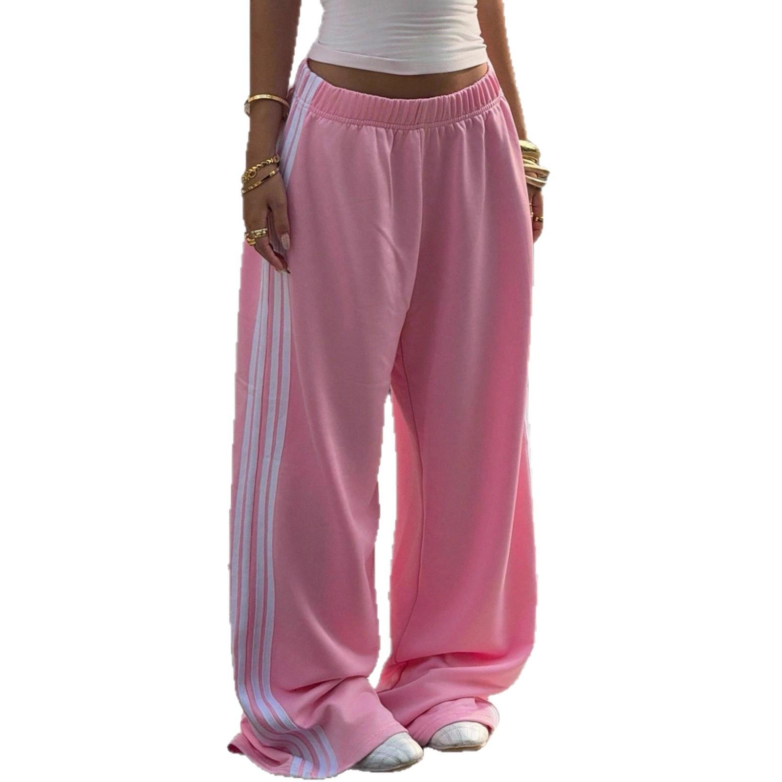 

Женские брюки в стиле athleisure Женские трикотажные брюки с кулиской, свободные, с широкими штанинами L