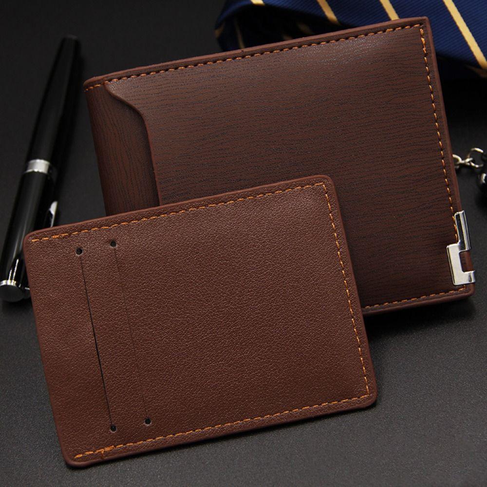 New Short Design Men Wallet Fashion Style Multi-function Card Wallet Casual Design Cardholder Bags Casual Occasions