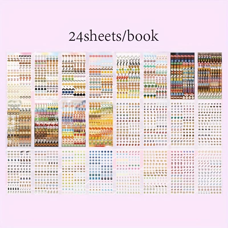 24Sheets/Book Sticker Book Kawill Party Loose-Leaf Handbook Stationery DIY Handmade & Scrapbook Diary Decorative Sticker Book