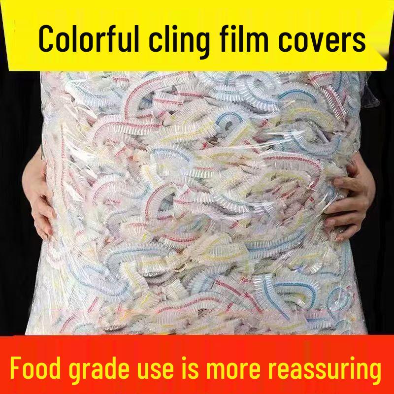 

500-Pack Disposable Elastic Food Covers for Fresh-Keeping