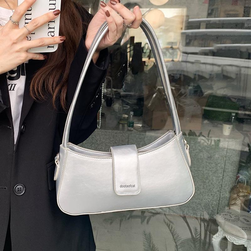 Trendy Women's Bag 2025 Autumn Winter New Fashionable Stylish Single Shoulder Underarm Bag Casual Simple Crescent Bag