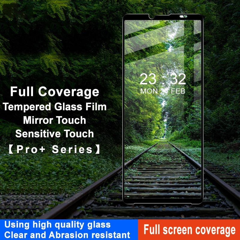 IMAK Pro+ Serie Für Sony Xperia 10 VI Displayschutzfolie Gehärtetes Glas Film Vollständige Abdeckung Kratzfest
