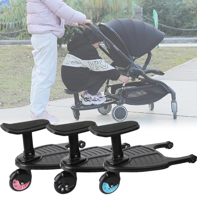 Pushchair Buggy Board Baby Stroller Auxiliary Pedal Seats Durable Versatile