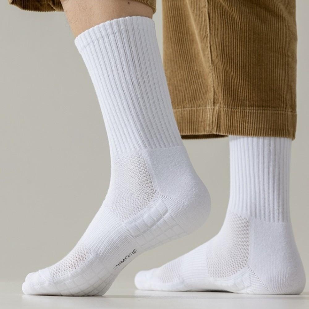 3 Pairs Breathable Sport Socks Soft Cotton Long Tube Socks New Runnig Socks  for Men Women