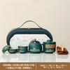 Outdoor camping tea making Yanhe Aoyama bird travel tea set activities business meeting souvenir