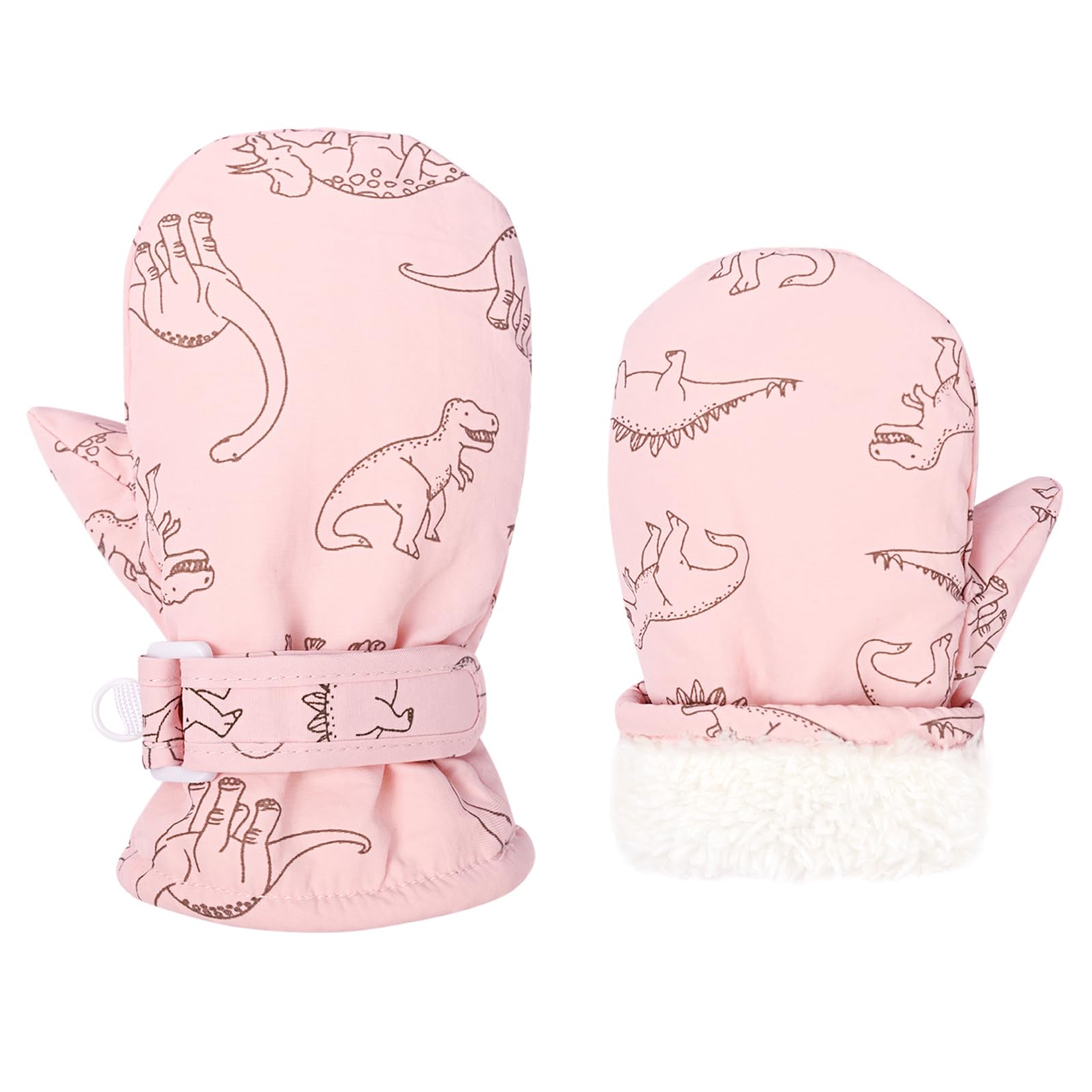 

TRIWONDER Baby Cold Outdoor Winter Snow Baby Toddler Boys and Girls June 2 Years Mittens, Protection, Gloves, Kids Play, Supplies, Kids, (01 Pink, -