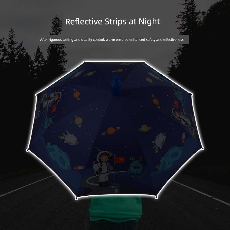 Kindergarten Umbrella for Girls, Elementary School Students, Kids, Baby, Children's Umbrella, Cartoon Automatic Sunshade, Lightweight and Cute
