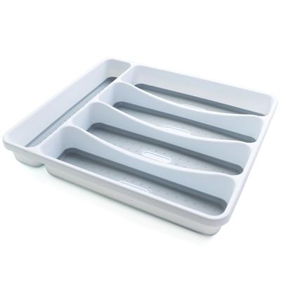 Plastic Cutlery Tray Kitchen Drawer Organizer Separation Dinnerware Tidy Drawer for Spoon Fork Knife Shelf Tableware Storage Box