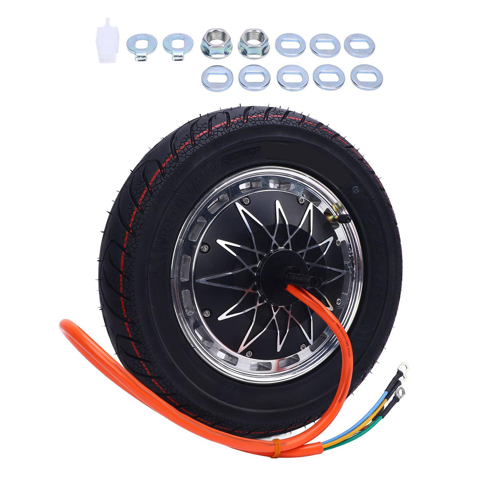 Awinner 14In Electric Bike Wheel Hub Motor Aluminum Alloy 48V To 72V 2000W To 5000W Ipx6 Waterproofing For Electric Motorcycle