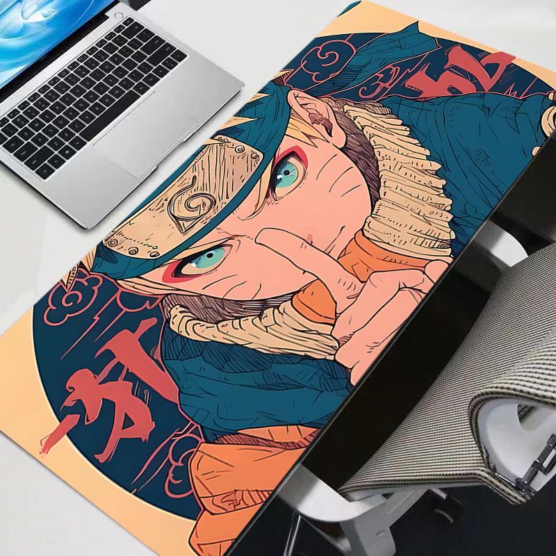 Anime Computer Mouse Pad Durable Naruto Gamer Mouse Pads Large Gaming Mousepad XXL Desk Mause Pad Keyboard Mouse Carpet