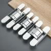 2PCS 40/80KG Heavy-duty Wooden Door with 180 Degree Adjustable Hidden Hinge Household Hardware Accessories  Concealed Hinge