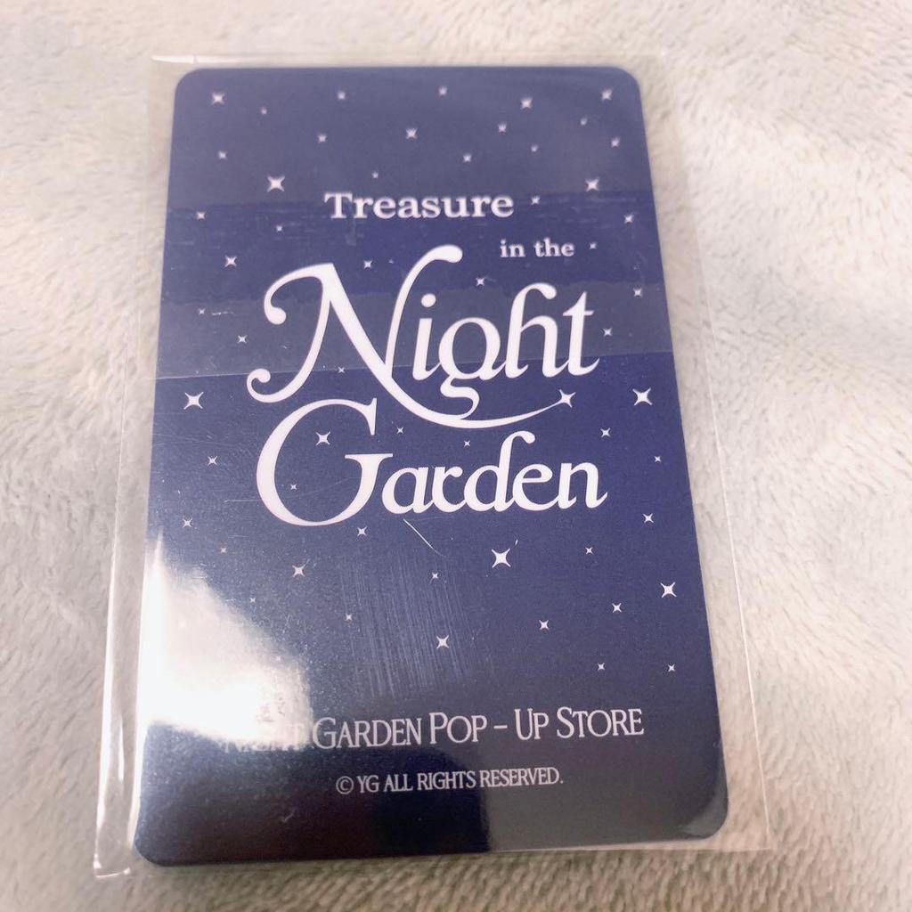 [USED] TREASURE nightgarden pop-up store Hyunseok