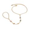 Glittering Multicolor Zirconia Stainless Steel Adjustable Chain Jewelry Secure Closure Gift For Special Celebrations