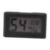 Thermometer Hygrometer Black LCD HD Digital Display Embedded Electronic Temperature Humidity Meter