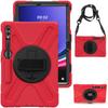 Cases for Samsung Galaxy Tab S7 S10 S9 FE S10+ S8 S9+ S9 Plus Tablet Case S10 Lite Cover Rotate Hand Strap Stand Silicone Shell